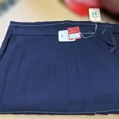 KANKO プリーツスカート ネイビー 78 B022