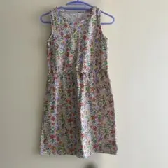【美品】GAP KIDS 花柄 ノースリーブワンピース Ｌ　140サイズ