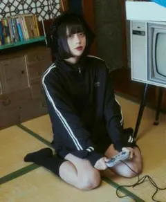Whinny カリスマパンダのニートジャージ 黒