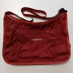 mont-bell ショルダーバッグ 赤