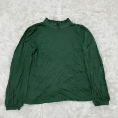 Aylesbury 長袖Tシャツ スモッキングネック リヨセル素材 ナチュラル