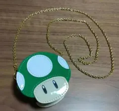 USJ限定／スーパーマリオ　キノコネックレスポーチ