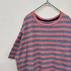 Lee tシャツ ボーダー　柄　シングルステッチ　アメリカ古着　L 2317