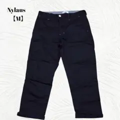 美品✨️Nylaus　ナイラス【M】ストレッチテーパードチノパン　ブラック