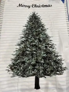 クリスマスツリー タペストリー Merry Christmas