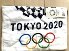 【新品・未開封】東京オリンピックエンブレム　2020公式商品　フェイスタオル　綿