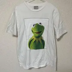 マペット　カーミット プリント Tシャツ ホワイト