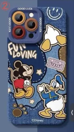 たったん様　ディズニー iPhone15用ケース　スマホカバー　２点セット