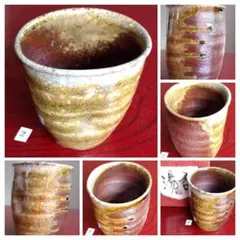 越前陶芸界重鎮名工　中村豊（陶杉窯）自然灰釉還元窯変究極美そば鉢2点セット 越前陶芸界重鎮名工 中村豊（陶杉窯）自然灰釉還元窯変究極美
