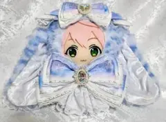 深夜割⭐あんスタ１６cmぬい服⭐水色青豹柄⭐垂れ耳うさぎさん⭐
