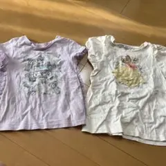 mezzo piano フリル袖Tシャツ2点セット