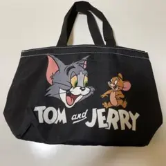 Tom and Jerryꕤ保冷バッグランチバック　ブラック