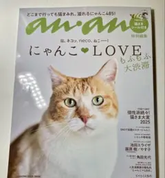 an.an にゃんこLOVE 2025 猫シール付き