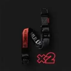 nullpixel W3.8 ROPE レッド×ブラック、開封済み未使用品 NullPixel W3.8 ROPE MULTI-USE WIDE ROPE Multi-purpose