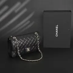 CHANEL ブラック ショルダーバッグ