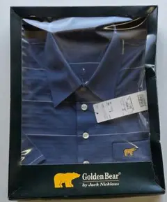 Golden Bear 半袖シャツ ネイビー