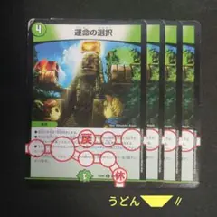 運命の選択　 4枚
