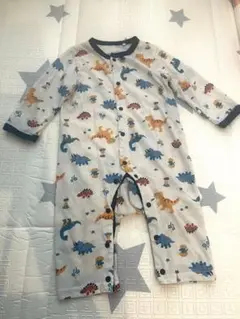 恐竜柄ロンパース 70〜80