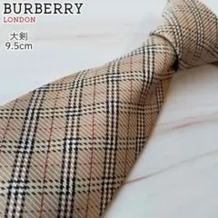【美品】バーバリーロンドン ネクタイ ノバチェック シルク BURBERRY