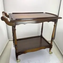 【希少】カリモク karimoku サービスワゴン キッチンカート 昭和 レトロ