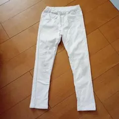 ホワイト スリムフィット ボトムス