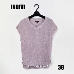〇0150I〇 INDIVI ベスト 女性