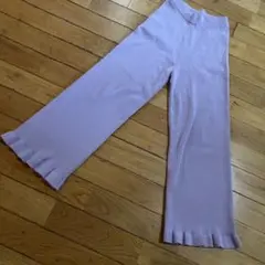 mignon 薄紫 フレアパンツ S