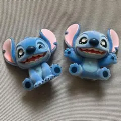 TOP TOY スティッチ　ミニフラッフィーフィギュア　2体セット