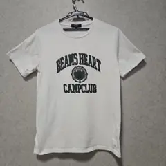 BEAMS HEART キャンプクラブ Tシャツ M ホワイト