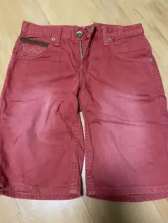 EDWIN 赤 ショートパンツ 30