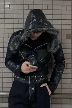 cozyworldwide レザージャケット COZY WORLDWIDE : ファーレザージャケット ジャケット・アウター