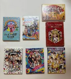 WEST. DVD ブルーレイ まとめ売り 24点 ジャニーズ WEST 1stドーム LIVE ♡24 (ﾆｼ)から感謝 届けます