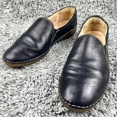 naturalizer 黒 レザー スリッポン　ローファー