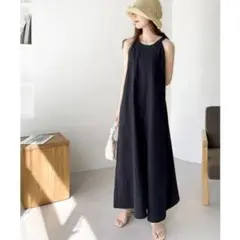 java ジャバ　新品タグ付き　アメリカンスリーブワンピース　ネイビー