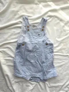 H&M ストライプロンパース 6-9ヶ月