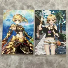 白猫 ネコミミくじ ブロマイド シャルロット