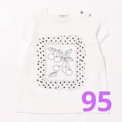【RAGMART】 さくらんぼモチーフTシャツ ベビー服　95㎝