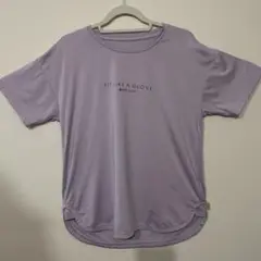 Lサイズ　BODY GROVE ストレッチTシャツ　 紫パープル