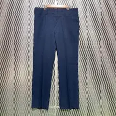 【HAGGAR】ヴィンテージ　スラックス　センタープレス　ネイビー