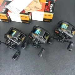 Daiwa ベイトリール ST-10　スーパー ミリオネア　 右巻き 3台セット ダイワ スーパーミリオネア ST-10 ベイトリール｜Yahoo!フリマ