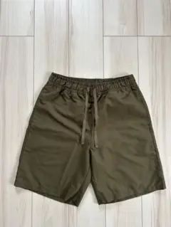 GU シェフショーツ　ショートパンツ　ハーフパンツ　オリーブ　緑　カーキ　S
