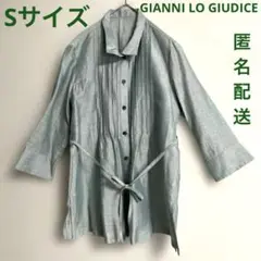 GIANNI LO GIUDICE 黄緑色 五分袖 シャツ・ブラウス　Sサイズ