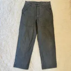 実物 USED スイス軍 1980年代 後期 ヴィンテージ デニム ワークパンツ