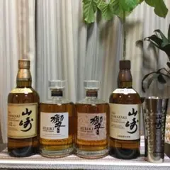 山崎12年、山崎NV、響BC、響JH 700ml❗️山崎グラス1個付き