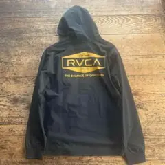 新品　RVCAルーカ　水陸両用　ラッシュパーカー　L　黒/オレンジ UVカット