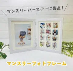 新品未開封 ダイソー マンスリーフォトフレーム 2連