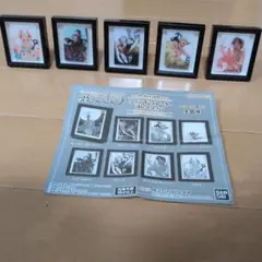 ガチャガチャ　ワンピース　ウィンドウアートコレクション