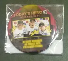 阪神タイガース　2025 TODAY'S HERO 缶バッジ　森下　佐藤　中野