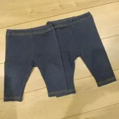 西松屋 ELFINDOLL デニム レギンス パンツ 60-70