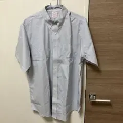 Brooks Brothers 半袖シャツ 16-1/2 ストライプ
